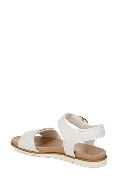 Shop Dr. Scholl's Nicely Sun Sandal In Offwhite