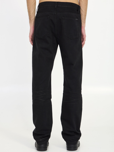 Saint Laurent Denim Jeans In Black