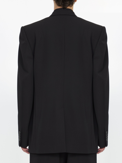 Shop Balenciaga Oversized Blazer In Black