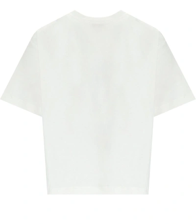 Shop Elisabetta Franchi White Oversize T-shirt With Logo