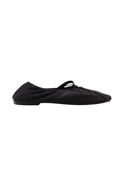 Shop Proenza Schouler Glove Mary Jane Flats Shoes In Black
