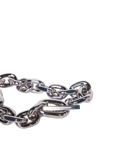 Shop Paco Rabanne Rabanne  - Chain-link Necklace In Grey