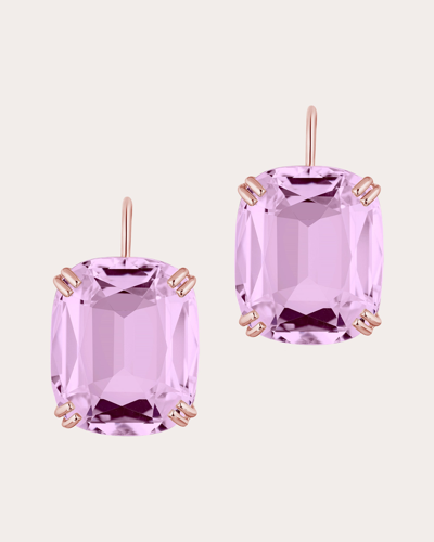 Shop Goshwara Women's Lavender Amethyst French Wire Drop Earrings In Purple