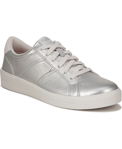 Shop Ryka Women's Viv Classic Oxfords In Silver Faux Leather