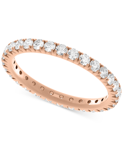 Macy's Diamond Eternity Band (1 Ct. T.w.) In 14k Gold (also In Platinum) In Rose Gold