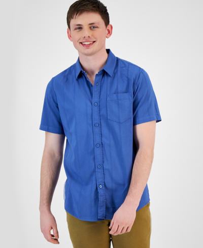 Sun + Stone Men's Weston Shirt, Created For Macy's In Vintage White