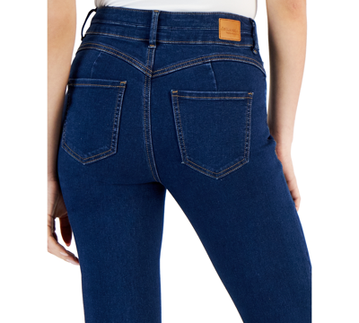 Shop Dollhouse Juniors' Curvy High-rise Flare-leg Jeans In Montreal