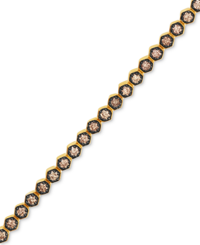 Le Vian Chocolatier Chocolate Diamond Tennis Bracelet (1-1/6 Ct. T.w.) In 14k Gold (also Available In Rose G In Rose Gold
