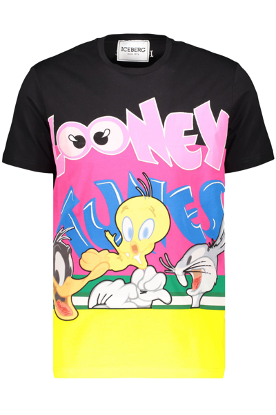 Iceberg Cotton T-shirt In Black