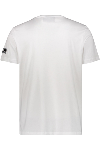 Shop Iceberg Embroidered Cotton T-shirt In White