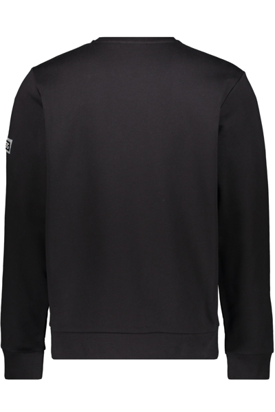 Shop Iceberg Printed Cotton Sweatshirt In Black