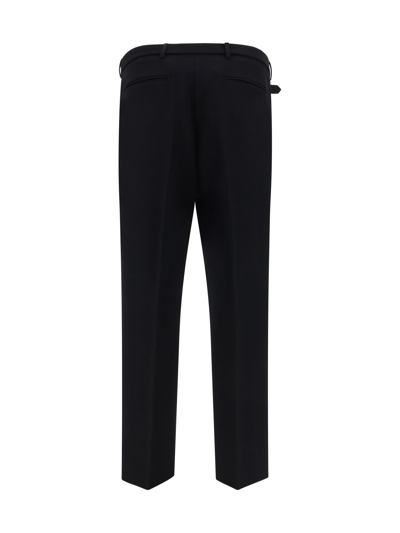 Shop Prada Pants In Nero