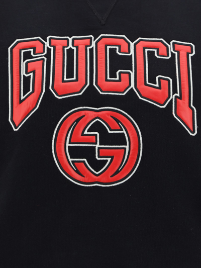 Shop Gucci Sweatshirt In Black/mix