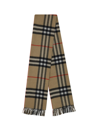 Shop Burberry Scarf In Black