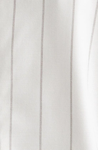 Eleventy Pinstripe Blazer In Ivory