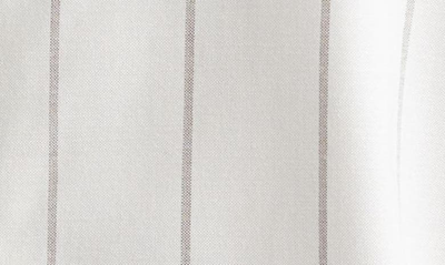 Eleventy Pinstripe Blazer In Ivory