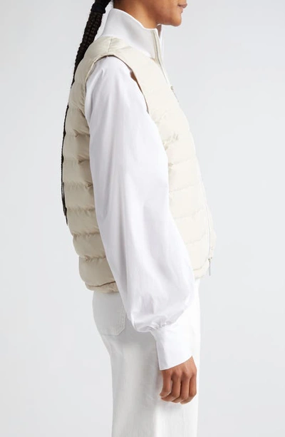 Shop Eleventy Quilted Puffer Vest In Sand