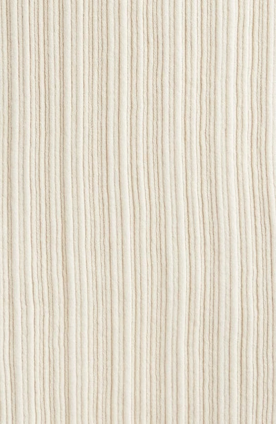 Eleventy Sleeveless Cotton Rib Midi Sweater Dress In Sand