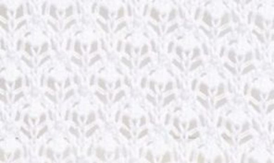 Shop Eleventy Open Stitch Cotton Sweater In White