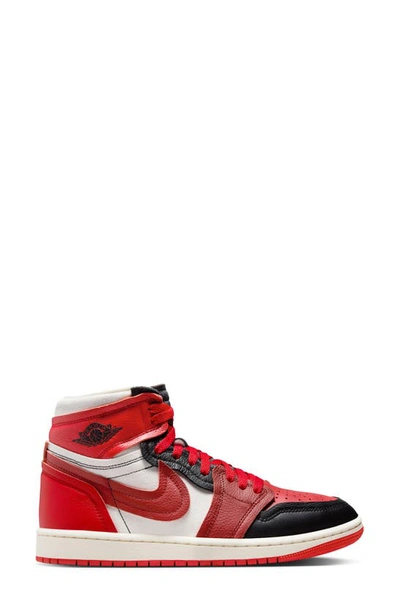 Shop Jordan Air  1 High Mm Basketball Sneaker In Sport Red/ Red/ Black/ Sail