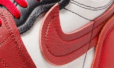 Shop Jordan Air  1 High Mm Basketball Sneaker In Sport Red/ Red/ Black/ Sail