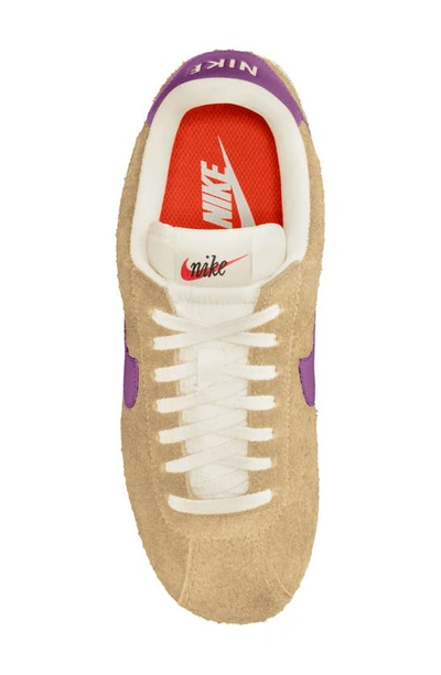Shop Nike Cortez Vintage Sneaker In Muslin/ Viotech/ Coconut Milk