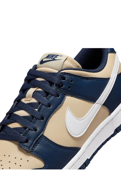 Shop Nike Dunk Low Next Nature Sneaker In Midnight Navy/ White-team Gold