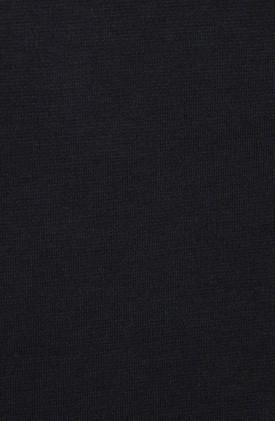 Moncler Two-tone Mini Shirtdress In Navy Blue