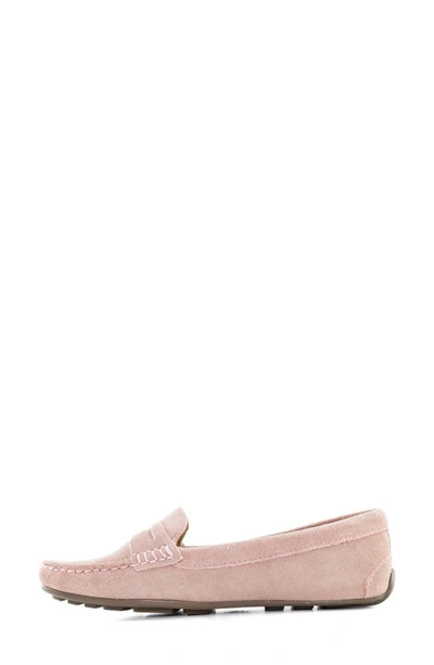 Shop Marc Joseph New York Naples Driving Loafer In Rose Suede