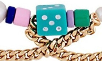 Martha Calvo Gold-plated Happy Go Lucky Pearl Necklace In Gold