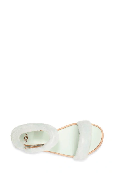 Ugg Fluff Springs Genuine Shearling Sandal In Agave Glow