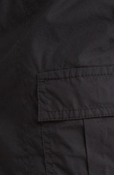 Bp. Washed Cargo Midi Shorts In Black Jet
