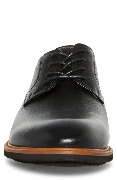 Steve Madden Pryer Derby In Black Leather
