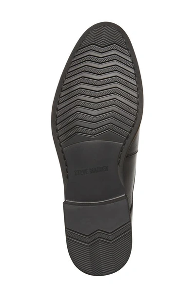 Steve Madden Pryer Derby In Black Leather