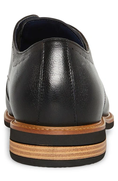 Steve Madden Pryer Derby In Black Leather