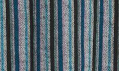 Corridor Disco Stripe Short Sleeve Shirt In Black