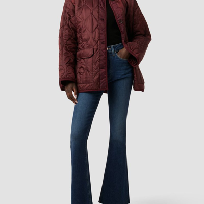 Shop Hudson Oversized Quilted Jacket In Red