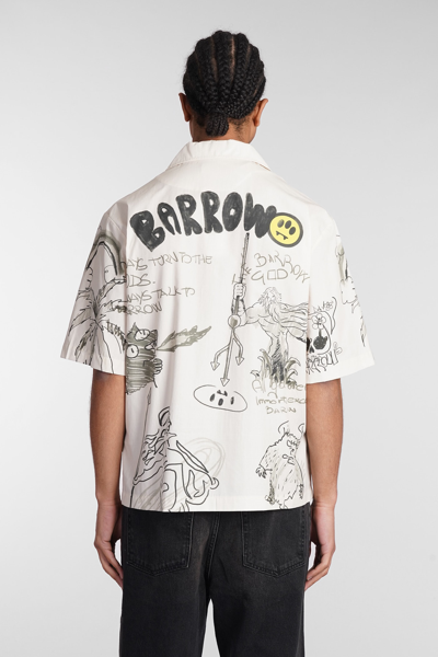 Shop Barrow Shirt In Beige Cotton