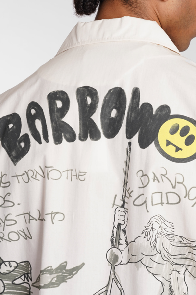 Shop Barrow Shirt In Beige Cotton