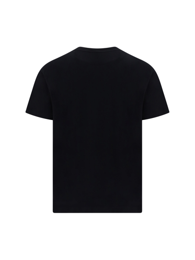Shop Valentino T-shirt In Nero/grigio