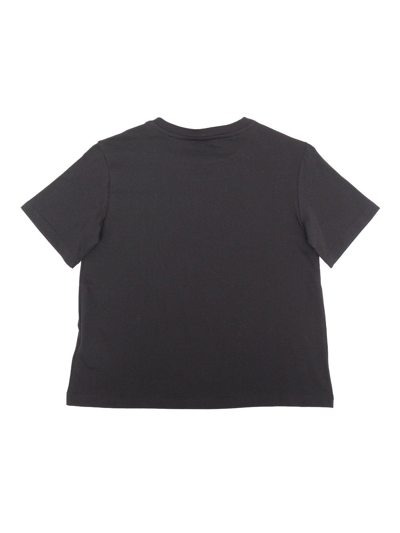 Shop Dolce & Gabbana Logo-printed Crewneck T-shirt In Black