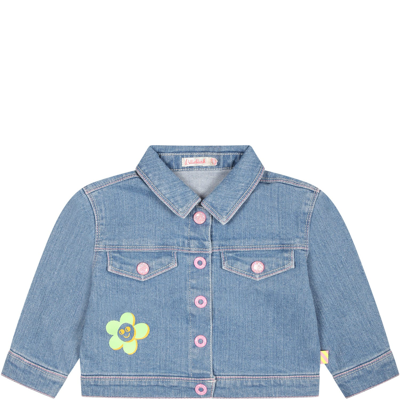 Shop Billieblush Denim Jacket For Baby Girl