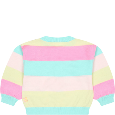 Shop Billieblush Multicolor Cardigan For Baby Girl