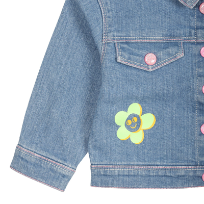 Shop Billieblush Denim Jacket For Baby Girl