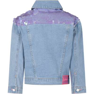 Billieblush Denim Jacket For Girl In Denim