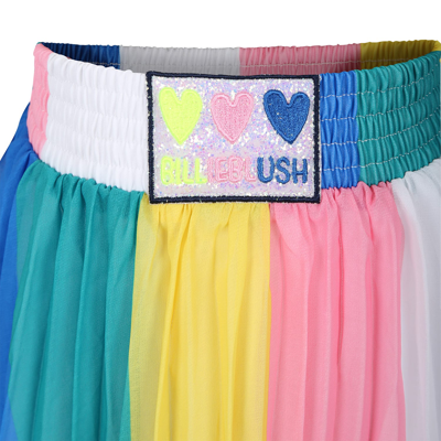 Shop Billieblush Multicolor Skirt For Girl