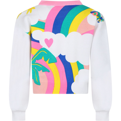 Shop Billieblush Multicolored Sweater For Girl