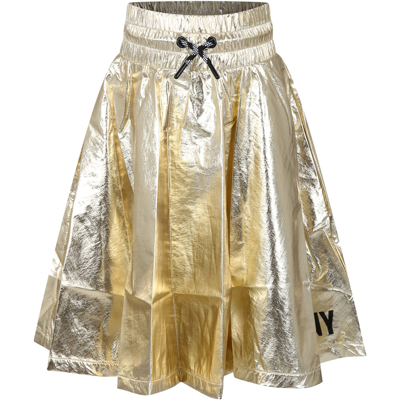 Shop Dkny Golden Casual Skirt For Girl