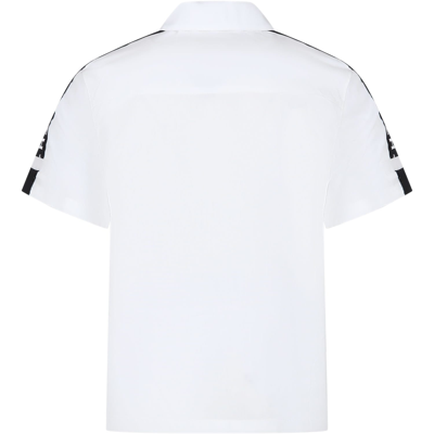 Shop Givenchy White Shirt For Boy With Logo