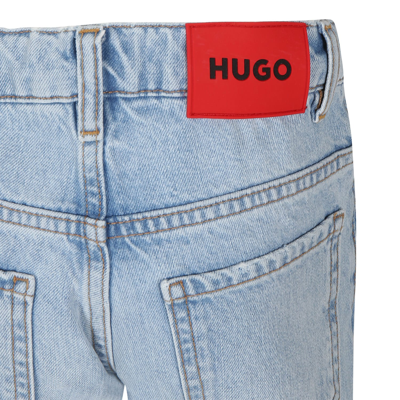 Shop Hugo Boss Denim Jeans For Boy With Logo